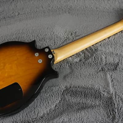 Morris Sound Circus Series Amplified Travel Guitar Japan Tobacco Burst image 13