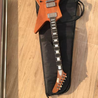ESP Mx-250 Custom Order Block Inlays Explorer with EMG HET SET Mx250 image 3