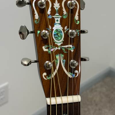 Blueridge BR-160 Historic Series Dreadnought Acoustic Guitar Natural w/ Abalone Inlay image 5