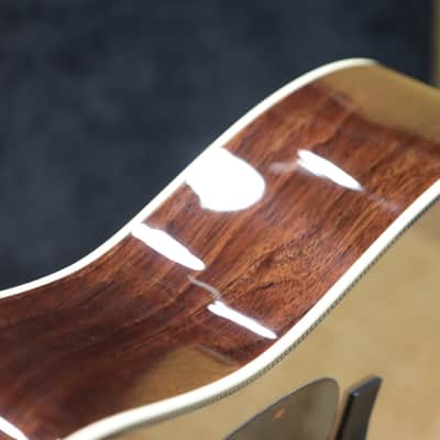 Martin O'ahu HG-28 Solid Flamed Hawaiian Koa HG-14 Fret Acoustic Guitar w/Bag image 13
