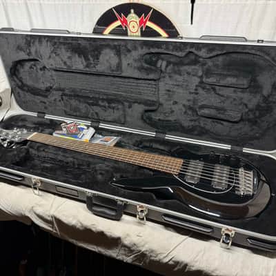 Ernie Ball Music Man Bongo 6 HH 6-string Bass with Case 2014 - Black image 1
