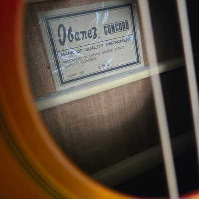 1978 Ibanez Concord 684 "Lawsuit" -- Gibson Hummingbird Copycat image 3