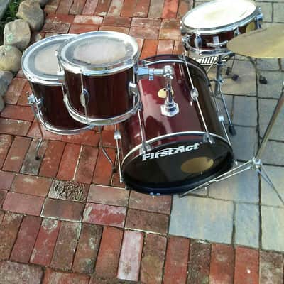 First Act MD-700 Maroon Drum Set image 3