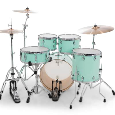 Gretsch Catalina Maple Drum Kit Shell Pack, Seafoam Green CM2-E605-SFG image 4