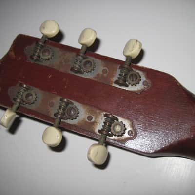 Vintage TELLENO Acoustic Guitar OLD parlor 1940's image 7