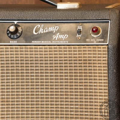 Fender Champ "Blackface" Full Original (Serial No. A11312) 1966 image 3