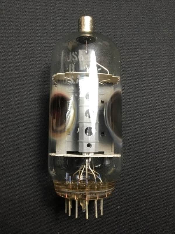 GE 6JS6B Ham Radio SWEEPS Audio VINTAGE VACUUM TUBE Tested Strong USA O.2989-D image 1