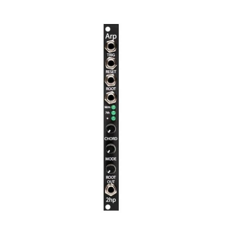 2hp Arp Gate-Driven Arpeggiator Module (black) image 1