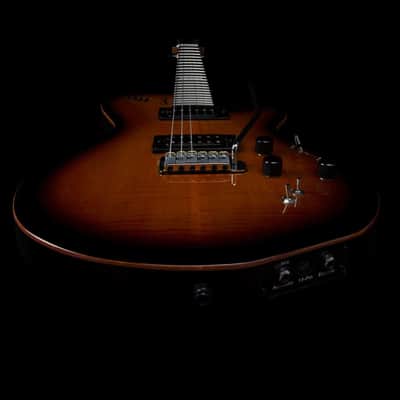 Godin LGXT Cognac Burst Flame AA 2024 - Burst image 6