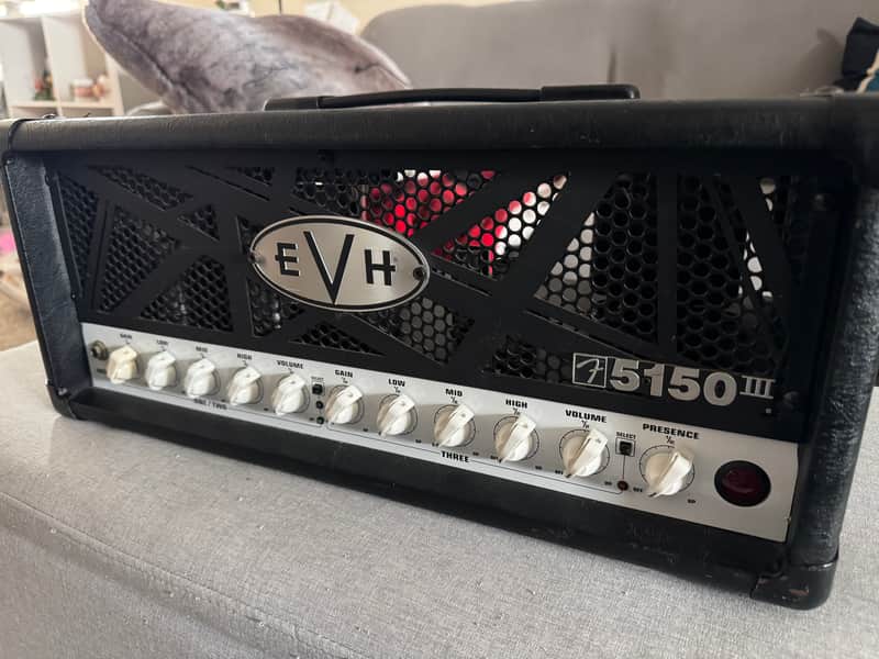 EVH 5150 III 6L6 3-Channel 50-Watt Guitar Amp Head first version - Black image 1