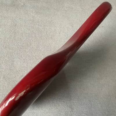 Red 5 String Bass Guitar Basswood Body DIY Project image 12