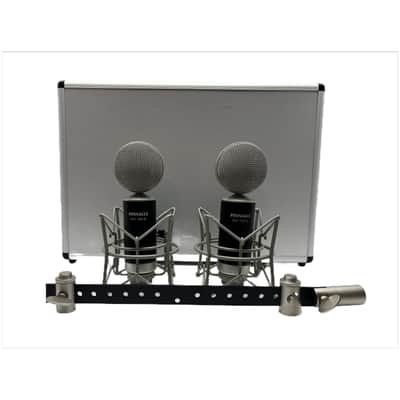 Pinnacle Microphones Fat Top II Ribbon Mic Pair, Black, Pair image 1