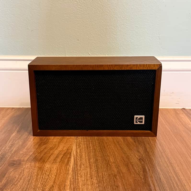 Vintage 1974 Kodak Ektasound Guitar Cab with 1961 Philips Miniwatt Alnico Speaker image 1