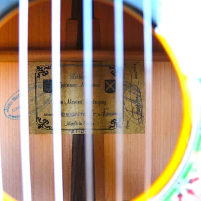 Juan Montes Rodriguez  Soniquete 1ª , 2021 flamenco guitar primera wittner pegs exclusive image 10