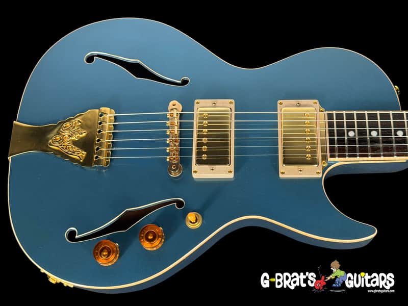 2019 B&G Step Sister Semi-Hollow Private Build ~ Ocean Blue Metallic