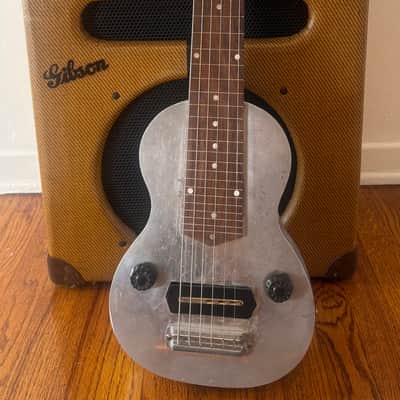 Gibson E-150 Model Lap Steel Electric Guitar - 1935, 1930s, Racing Stripe Tweed Case, EHG-150, EH-150, Charlie Christian Pickup image 2