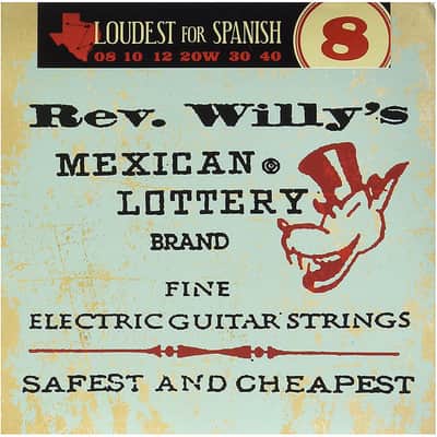 Dunlop RWN0840 Icon Series Reverend Willy's Signature Electric Guitar Strings - Light (8-40)