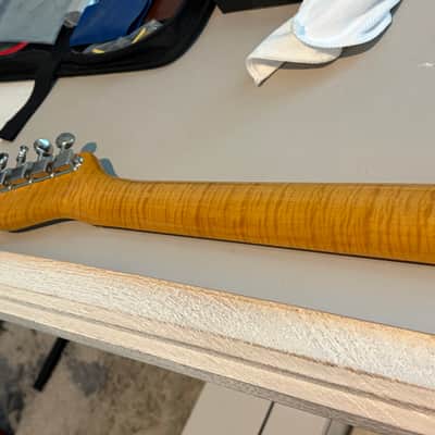 1995–96 Fender Japan TL-90D Foto Flame Deluxe Telecaster — Transparent Cherry — FujiGen MIJ image 20
