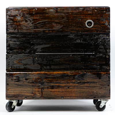 Custom Handmade Unloaded 1x15” Bass Guitar Cabinet w/ Tweeter, Cool Rustic Stain image 4