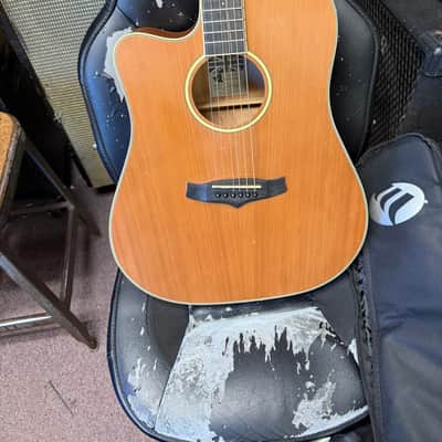 Tanglewood Winter leaf acoustic electric guitar. See details - Natural image 15