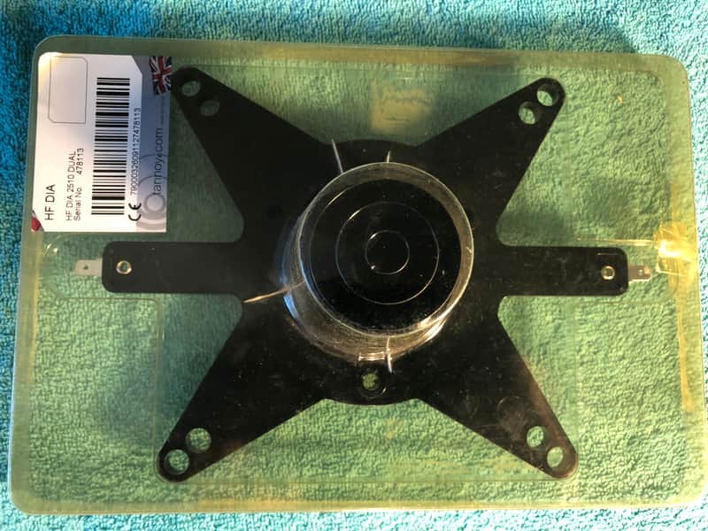 Tannoy 7900 0326 Replacement HF Diaphragm with Ferrofluid 2010 Black image 1