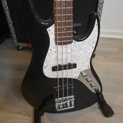 ESP Jazz Bass J-Four Tuxedo Black MIJ Japan Pro Artist Ex-Studio Bass image 3