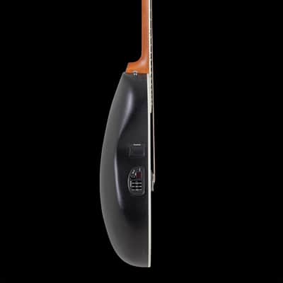 Ovation CS24P Celebrity Series Traditional Plus Mid-Depth Acoustic-Electric Guitar Transparent Blackburst Flame image 6