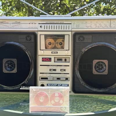 Sharp GF-9696Z Rare Vintage MINT Japan Boombox Getto blaster Serviced Warranty image 18