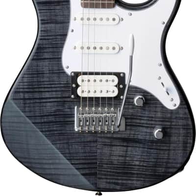 Yamaha PAC212VFM Pacifica Electric Guitar, Rosewood Fingerboard, Translucent Black image 1