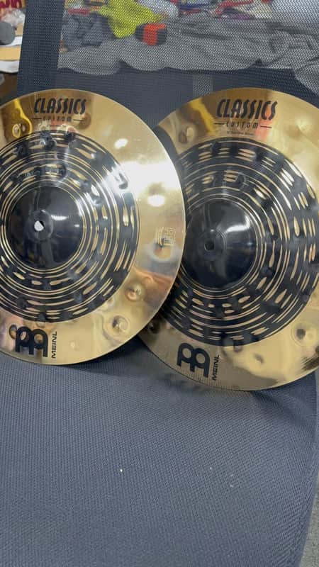 Meinl 14" Classics Custom Dual Hi-Hat Cymbals (Pair) 2021 - Present - Dark / Traditional image 1