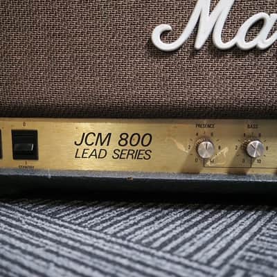 1986 Marshall JCM 800 Lead Series Model 2203 100-Watt Master Volume Head image 2