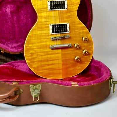 1994 Gibson Yamano Les Paul Classic Premium Plus Translucent Amber w/OHSC, AAA, 9lbs, Slash image 8