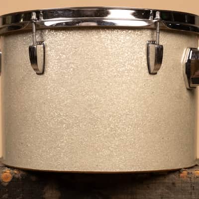 1970s Ludwig 9x13 Silver Sparkle Concert Tom image 4