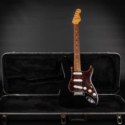 1990 Fender American Standard Stratocaster RW - Black | USA Vintage Rosewood Fretboard Kinman Blues Noiseless Pickups PLEK | OHSC image 1