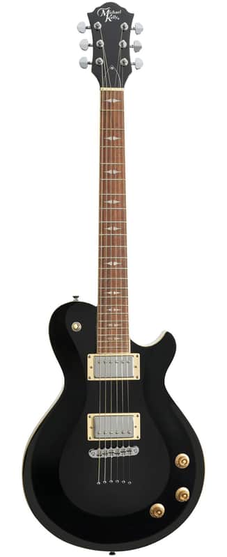 Michael Kelly Patriot Decree Standard Gloss Black Chambered Electric Guitar image 1