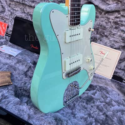 ✭PRISTINE!✭2018 Fender American JAZZ TELE ✭ Parallel Universe ✭ SURF GREEN ✭ Jazzmaster ✭ COA ✭ OHSC image 17