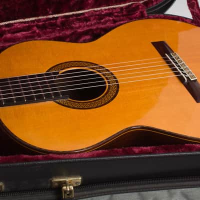 Jose Oribe  Calidad Suprema Model Classical Guitar (1990), original black hard shell case. image 17