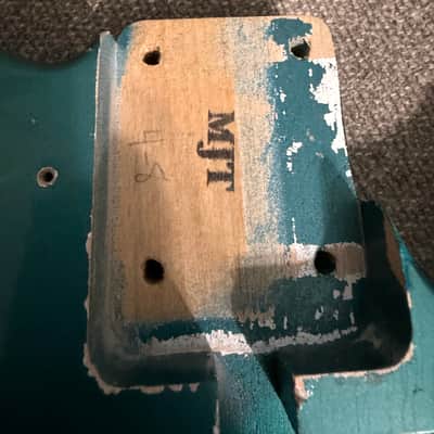MJT TELECASTER BODY OCEAN TURQUOISE MJT telecaster body ocean turquoise 2008 - Nitro image 5