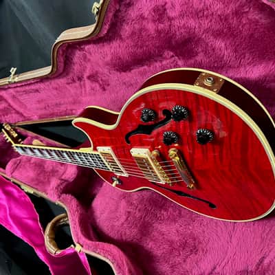 Gibson Les Paul Custom Florentine Plus Custom Shop USA 1997 - Cherry Red image 7