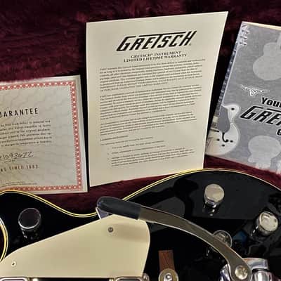 Gretsch G6128T-53 Vintage Select ’53 Duo Jet with Bigsby,TV Jones, 1953 Black image 9