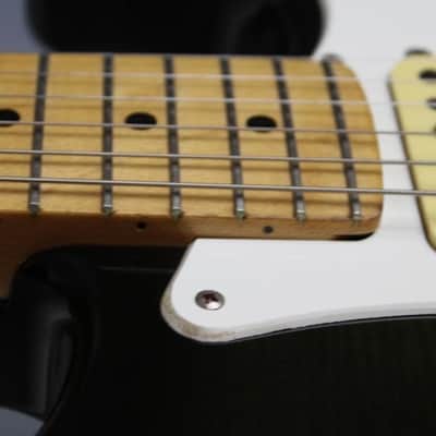 Fender Stratocaster ST'58 1992 - Blackburst Flame - RARE 'order made' Nitro japan import image 10