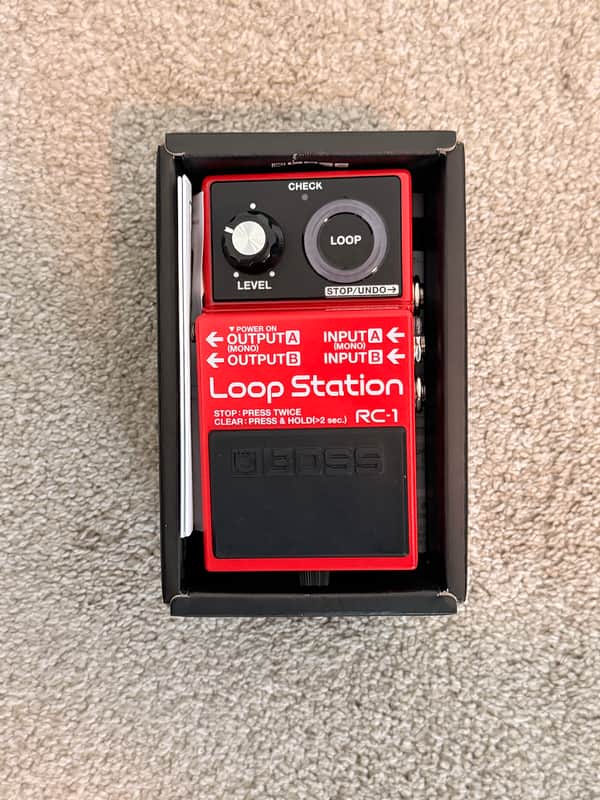 Boss RC-1 Loop Station 2014 - Present - Red image 1