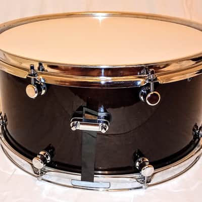 MARTIAL PERCUSSION "TALL BOY" UTILITY PROTOTYPE SNARE DRUM (IVS MODEL) 14X6.5" - WALNUT LACQUER -FREE SHIP TO CUSA! image 3