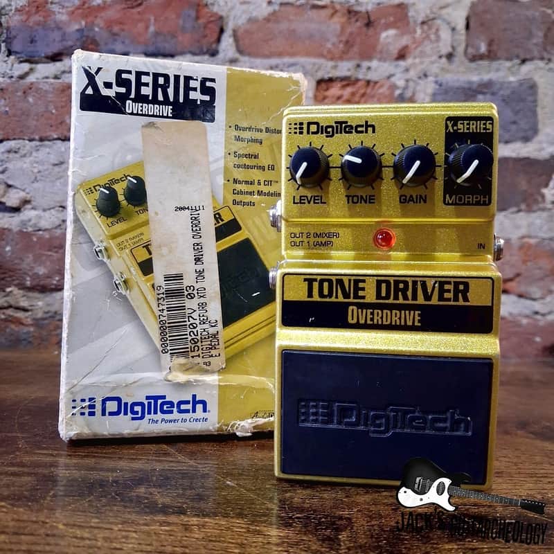 DigiTech X-Series Tone Driver Overdrive w/ Box *USED* (2000s - Gold) image 1