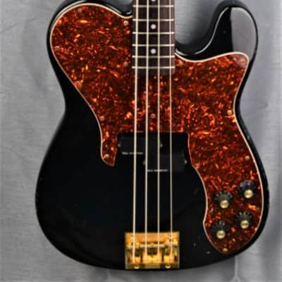Fernandes Telecaster Bass TEB-75MW 1989 black 'signature Watanabe Mitsugu' japan import image 1