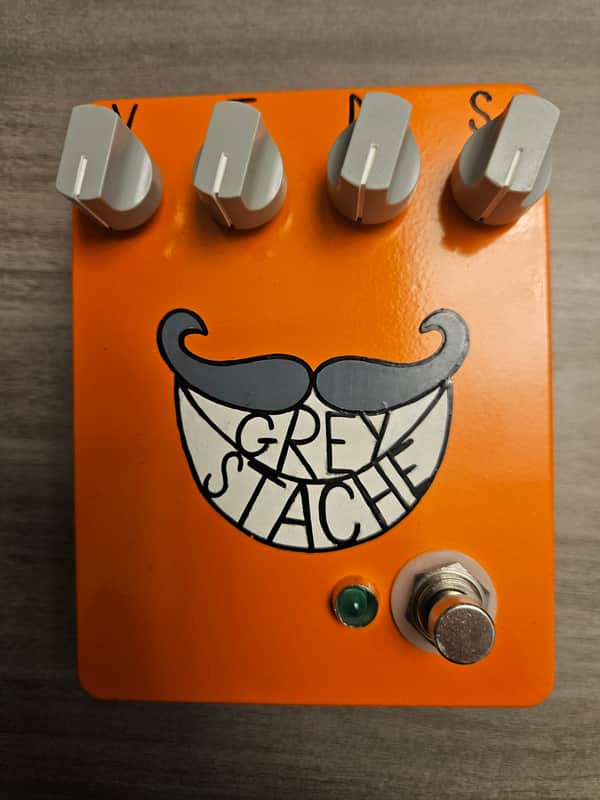 Fuzzrocious Grey Stache Orange fuzz image 1