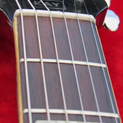 Kay Swingmaster Guitar & Univox Tube Amp 1960's (Grassi Custom Branded) image 8