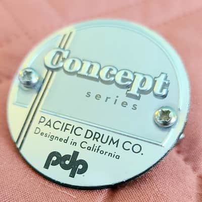 PDP Concept Series drum badge w/ mounting screws, nuts & washers image 1