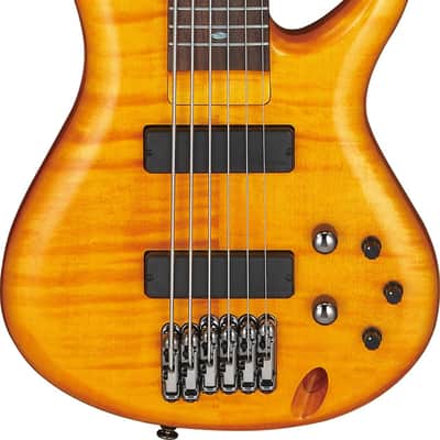 Ibanez Gerald Veasley Signature 6 String Electric Bass - Amber (GVB36AM) image 10