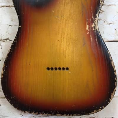 Custom Shop Guitar Relic Aged Nitro Sunburst Body - to fit Telecaster MADE TO ORDER image 7